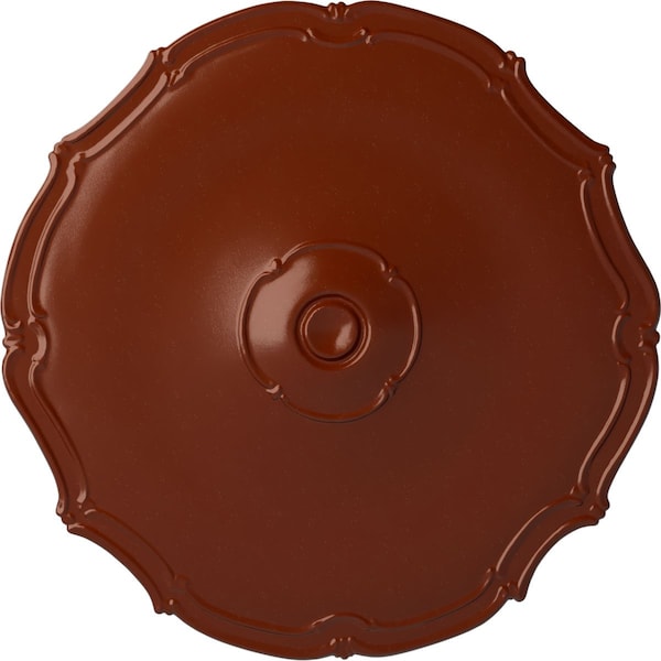Ekena Millwork Pompeii Ceiling Medallion (Fits Canopies up to 2"), Hand-Painted Firebrick, 18 7/8"OD x 1 1/2"P CM18POFIF - main